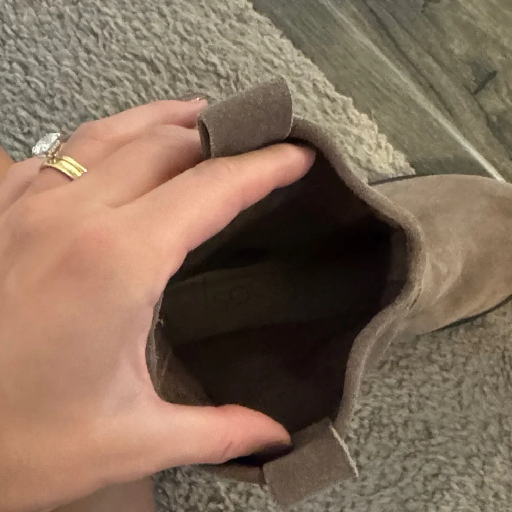 Brown Suede Ankle Boots